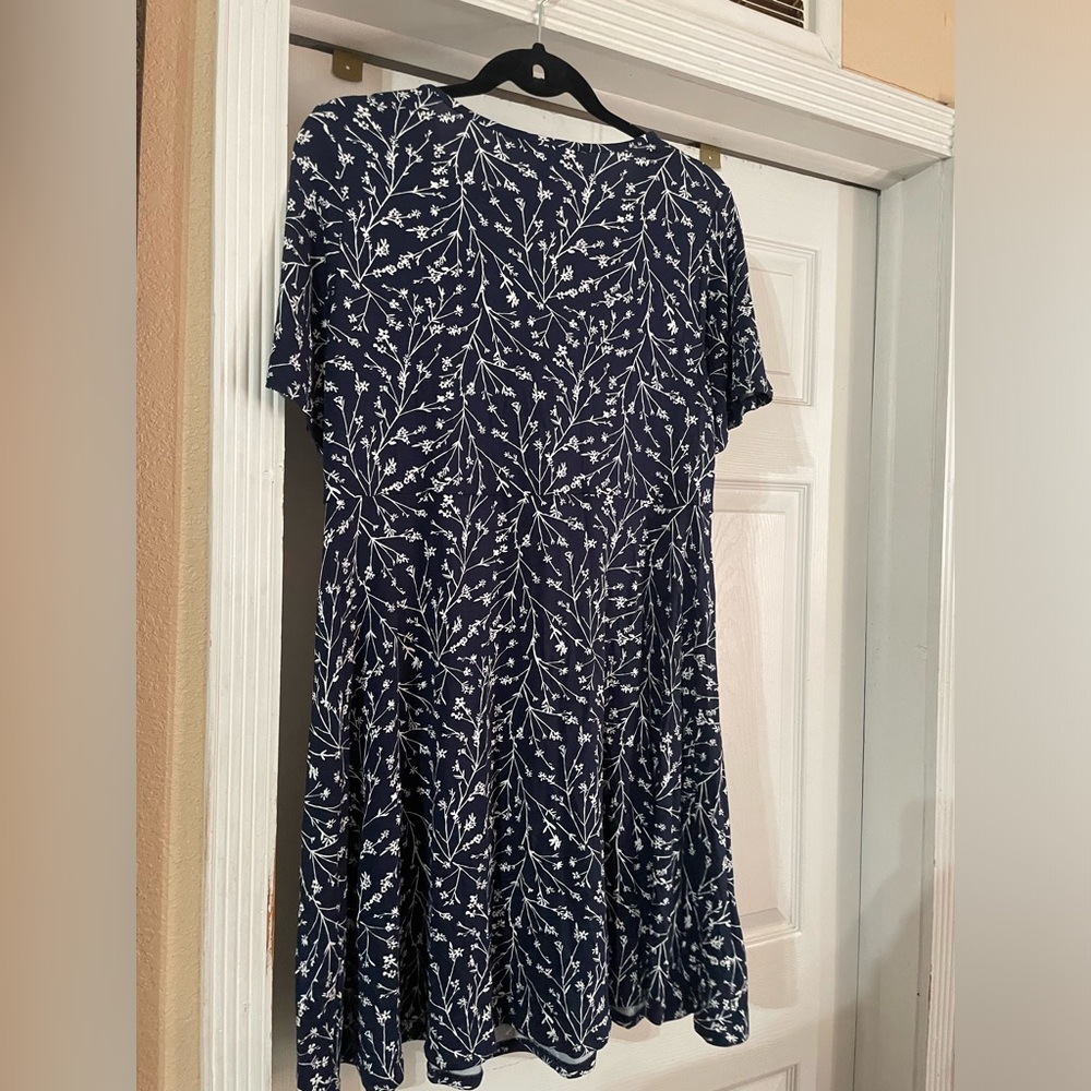 C - - NWT 41 Hawthorn Elisse Knit wrap Surplice dress size 2X /3X 🌸🌹🌺 BG 02 - Picture 5 of 8